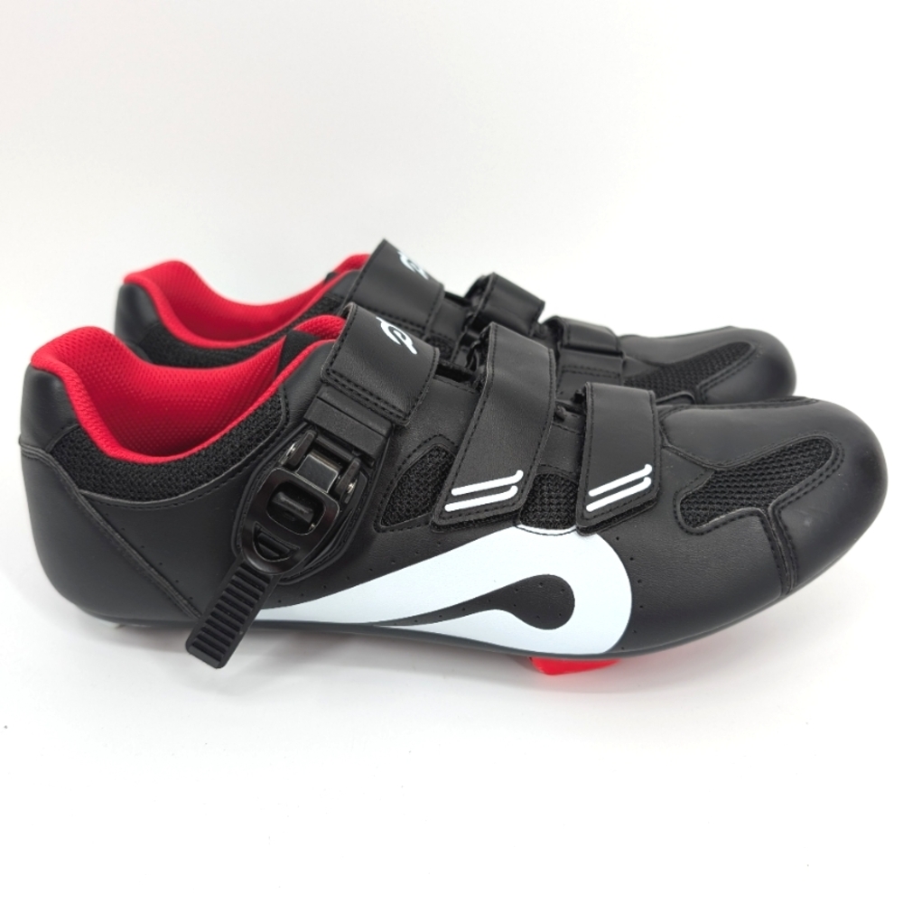 Peloton Black Red Activewear Athletic Indoor Spinning Cycling Shoes 46 Men's 12